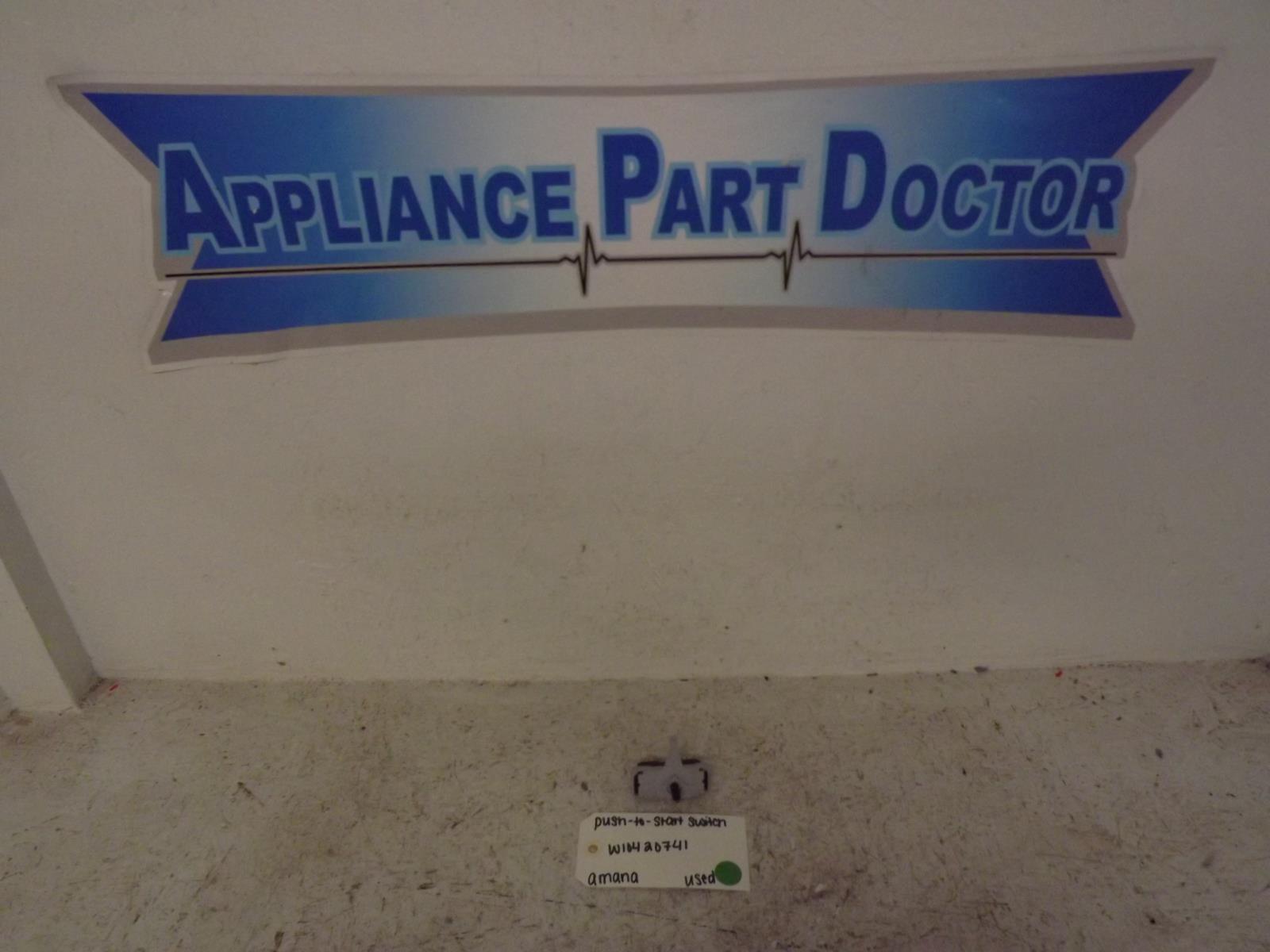Amana Dryer W10420741 Push To Start Switch Used Amana Dryer W10420741 Push To Start Switch Used